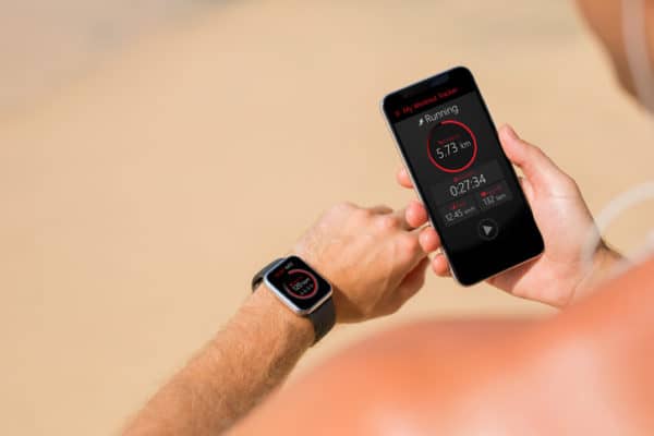 Use of fitness app/wearable devices to track data