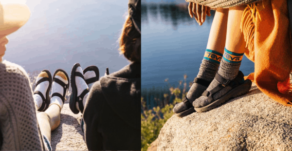 teva style_sandal with socks
