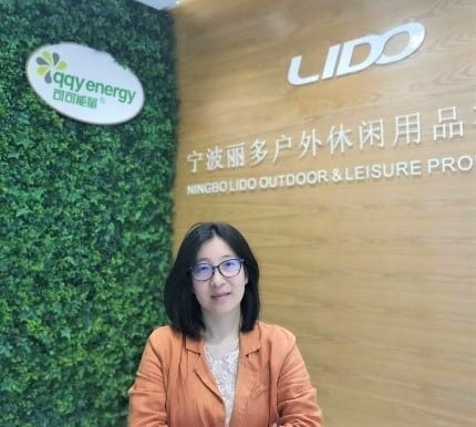 Angela Qiu, general manager of Ningbo Lido