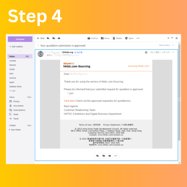 Step 4: Once the request is Submitted and Approved, a Notification Email will be sent to You